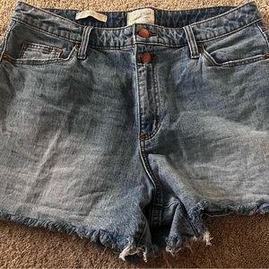 5/$20 Universal Thread Blue Jean 2 Button Frayed Shorts